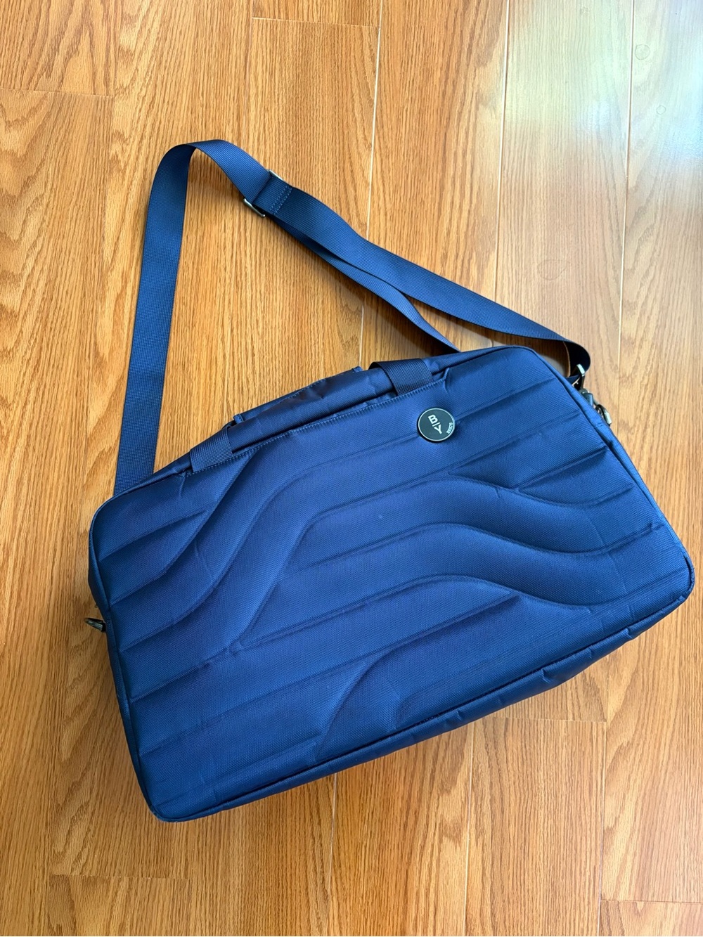 Brics Ulisse Navy Travel Bag with Adjustable Shoulder strap